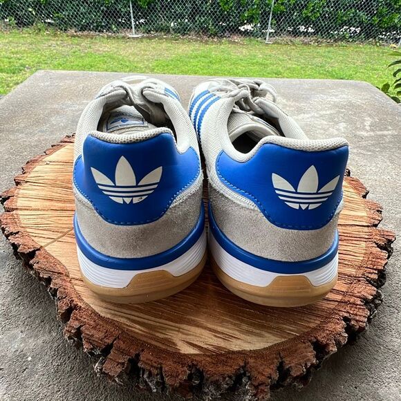 Adidas Gazelle Sala Sneakers in Off-White & Blue Size 10 main image 8